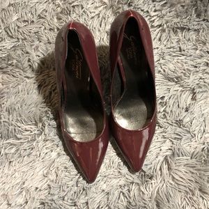Italian designer heels purple 40 9